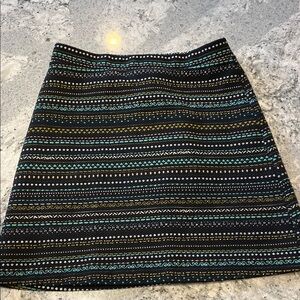 H&M Black and Blue Mini Skirt Size XS